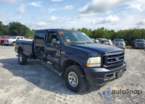 2004 Ford F250 Super Duty from USA, damaged, VIN 1FTNW21P54EC82155
